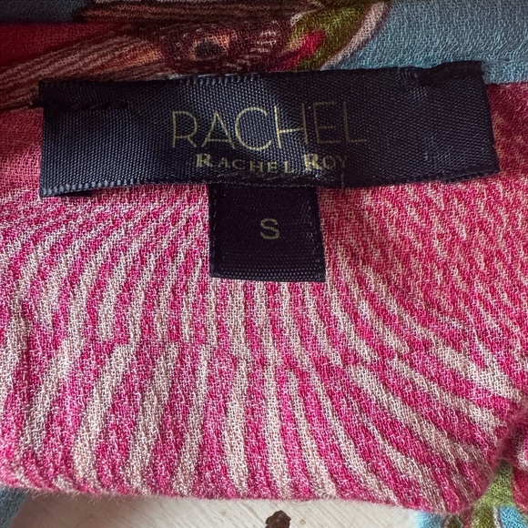 Rachael Ray Tropical Paradise Off-Shoulder Dress | Boho Coastal Western | Small - Picture 12 of 14